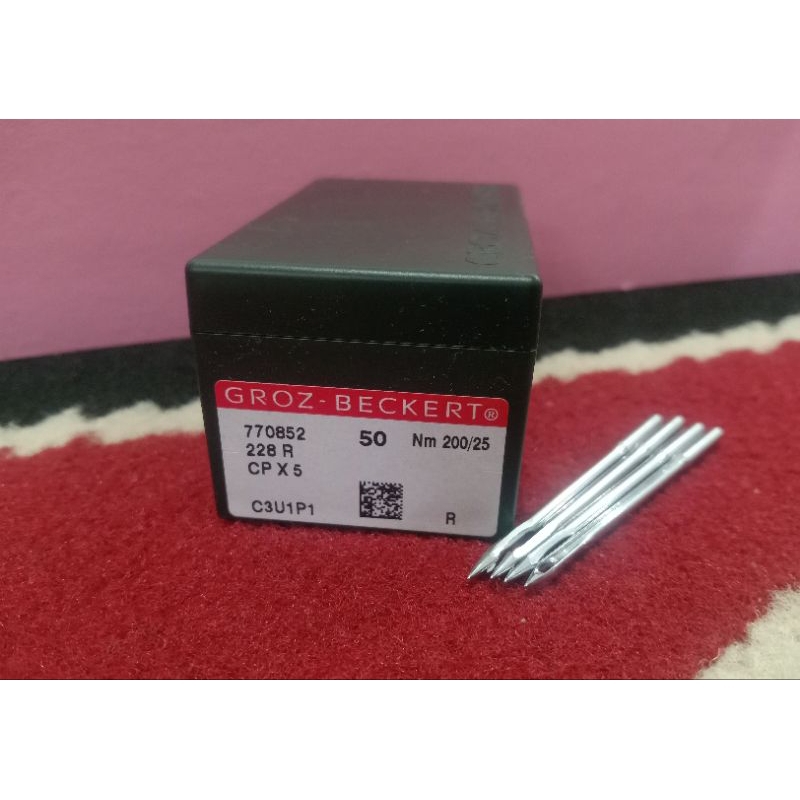 Groz-Beckert Aghi Industriali Per Macchina Punto Cieco – LWx5T 251EL 251LG – Confezione Da 10 – 16/100