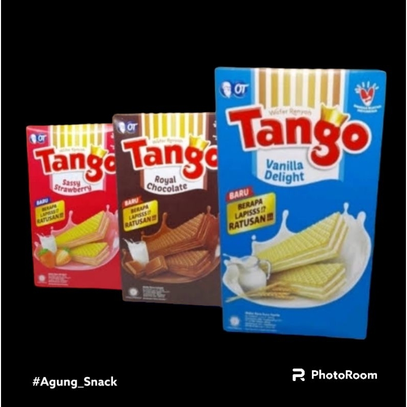 Jual Wafer Tango Varian Rasa 1 Box Isi 20 Bungkus 5 Gram Shopee