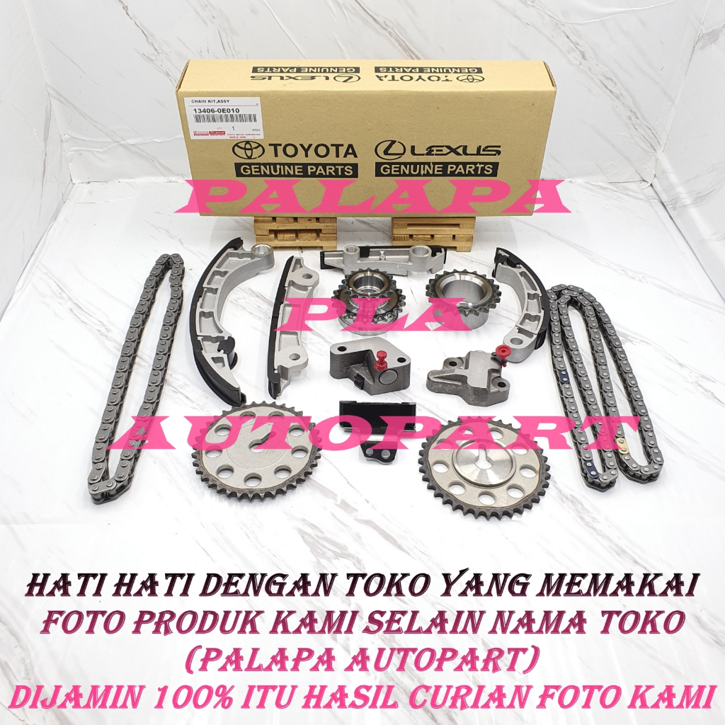 Jual Rantai Timing chain set Hilux revo 1gd 2gd INNOVA REBORN 13406 ...