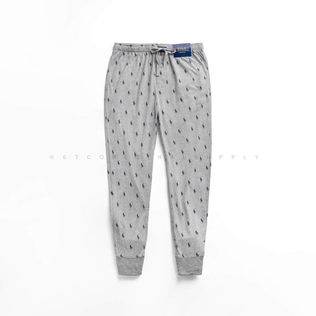 Jual PLRLPHLRN Pony Print Jogger Pajama Pants Shopee Indonesia
