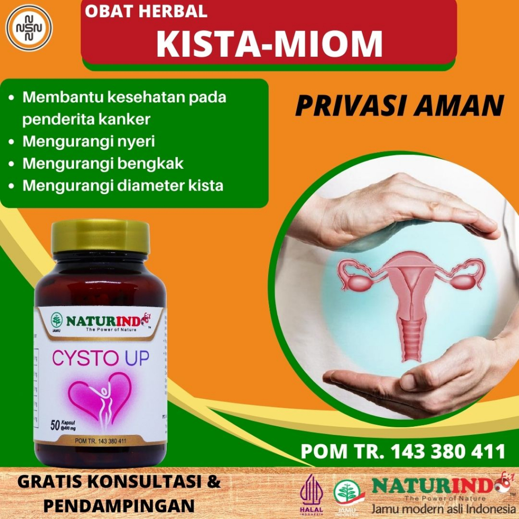 Jual Obat Kista Pcos Miom Bartholin Ovarium Berbak Kista Ganglion