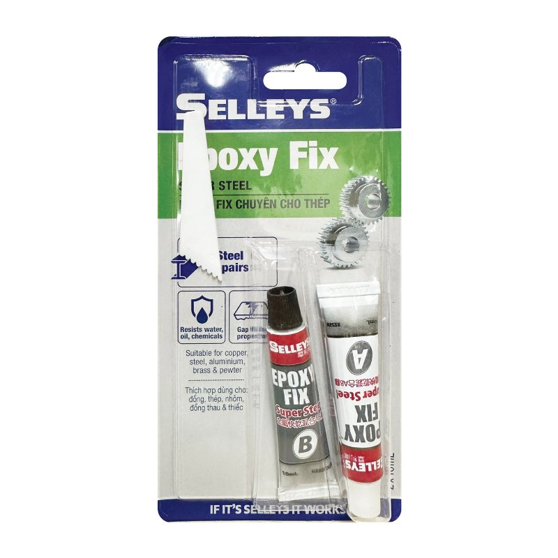 Jual Lem Epoxy Super Steel Selleys Perekat Alumunium Tembaga 35 ml