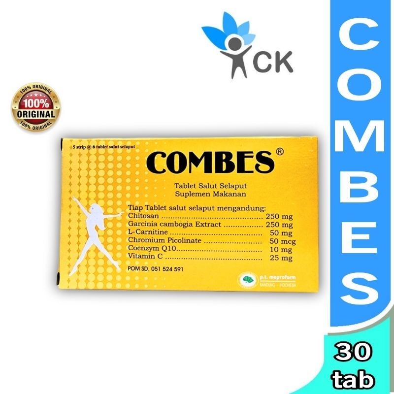Jual COMBES TABLET BOX CHITOSAN DAN GARCINIA CAMBOGIA | Shopee Indonesia