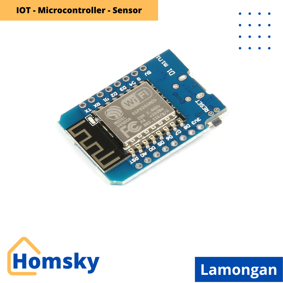 Jual Wemos D1 Mini Microcontroller ESP8266 Nodemcu IOT - Homsky.id ...