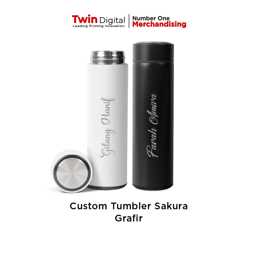 Jual Twindigital Tumbler Termos Sakura 500ml Custom Grafir Botol Minum Sakura Grafir Shopee 7370