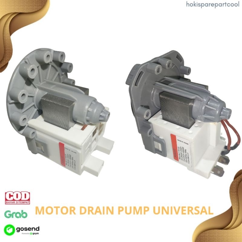 Jual MOTOR DRAIN PUMP MESIN CUCI PUTAR DRAIN PUMP FRONT LOADING ASKOLL