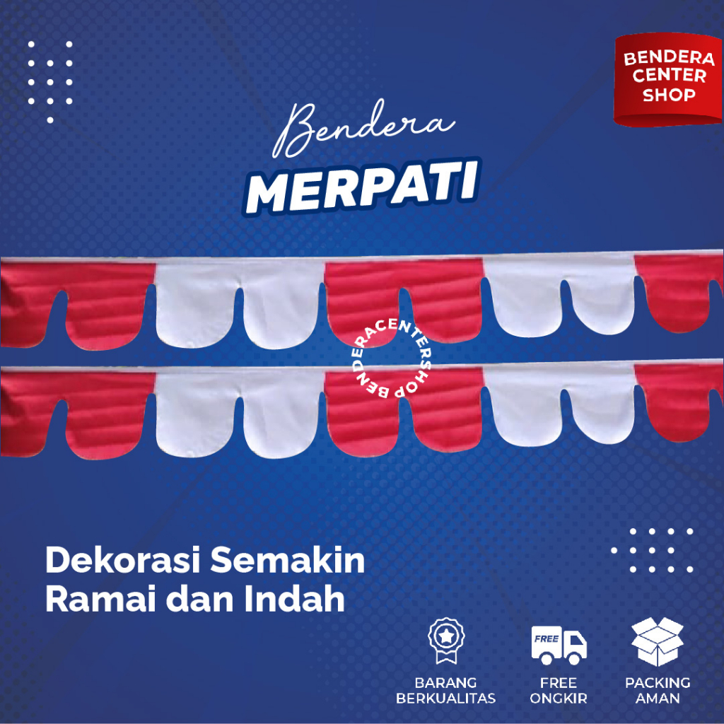 Jual Spanduk Bendera Renteng Merpati Hiasan Panggung Festival Karnaval Perayaan Hut Ri Shopee 5488