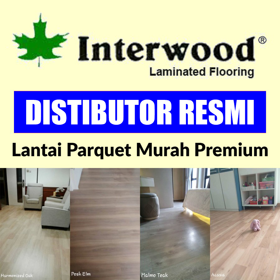 Jual parket lantai kayu Parkit Parquet Interwood Shopee Indonesia