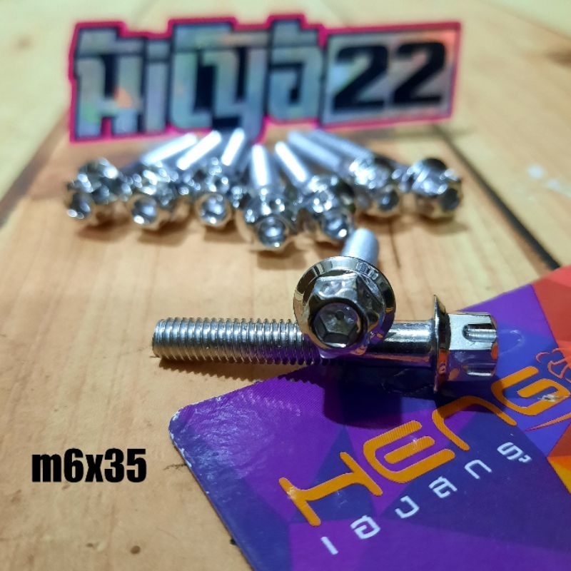 Jual Baut Probolt X Stainless Model Gs Gear Kunci By Heng Thailand Drat Panjang Mm