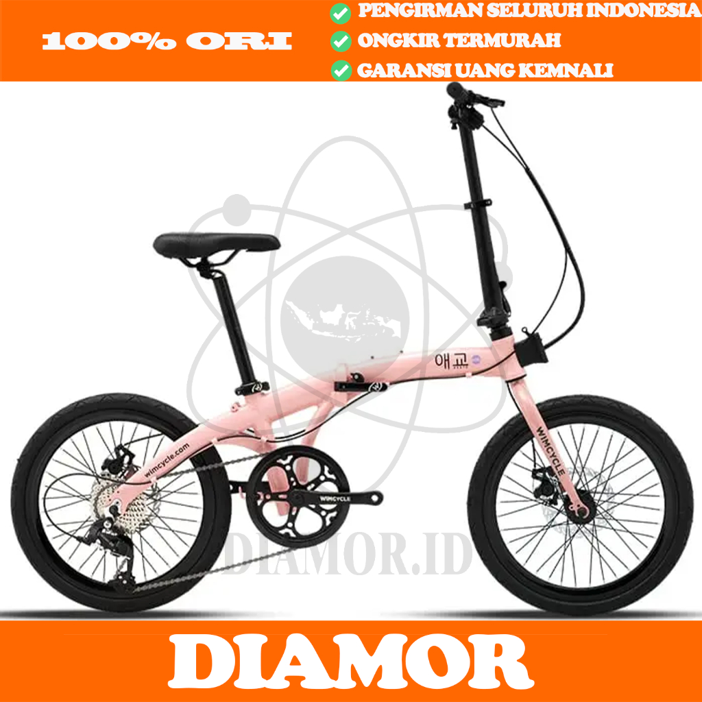 Jual Sepeda Lipat 20 Inch WIMCYCLE AEGYO POCKET ROCKET Korean Series ...