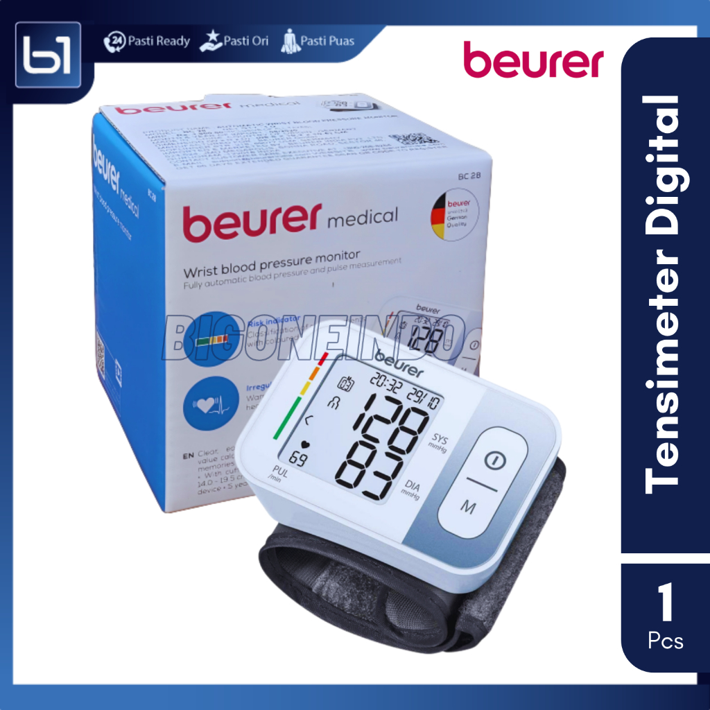 Jual Beurer Tensimeter Digital Pergelangan Tangan, Alat Pengukur ...