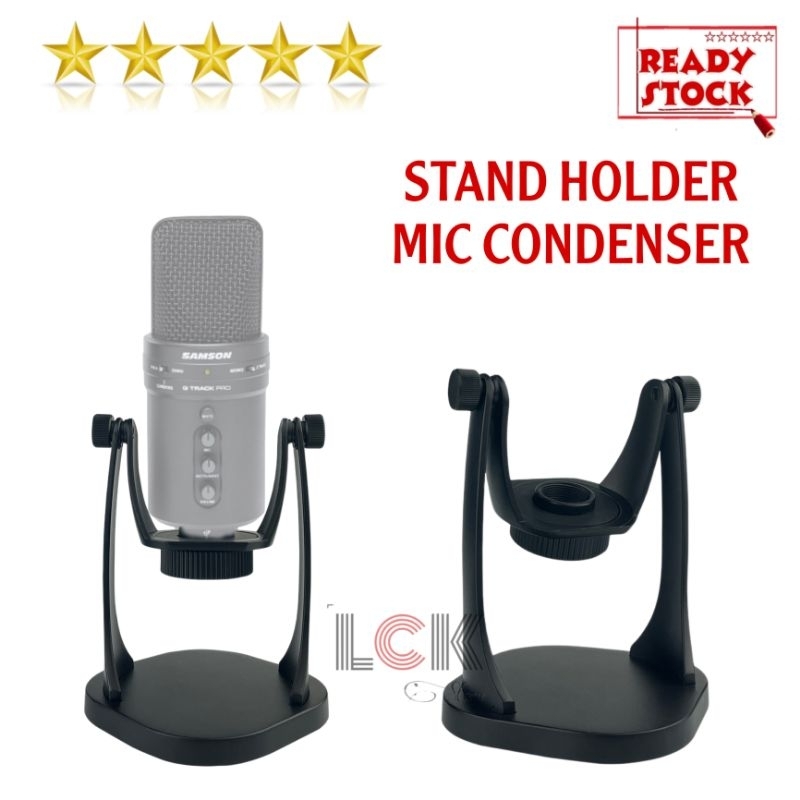 Jual New Metal U Bracket USB Stand Microphone condenser Gigi panjang ...