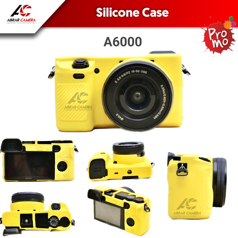 Jual Silikon Sony Alpha A6000 Silicone Case Yellow Kuning Sarung Silicon Tas Kamera Mirrorless A6000 Shopee Indonesia