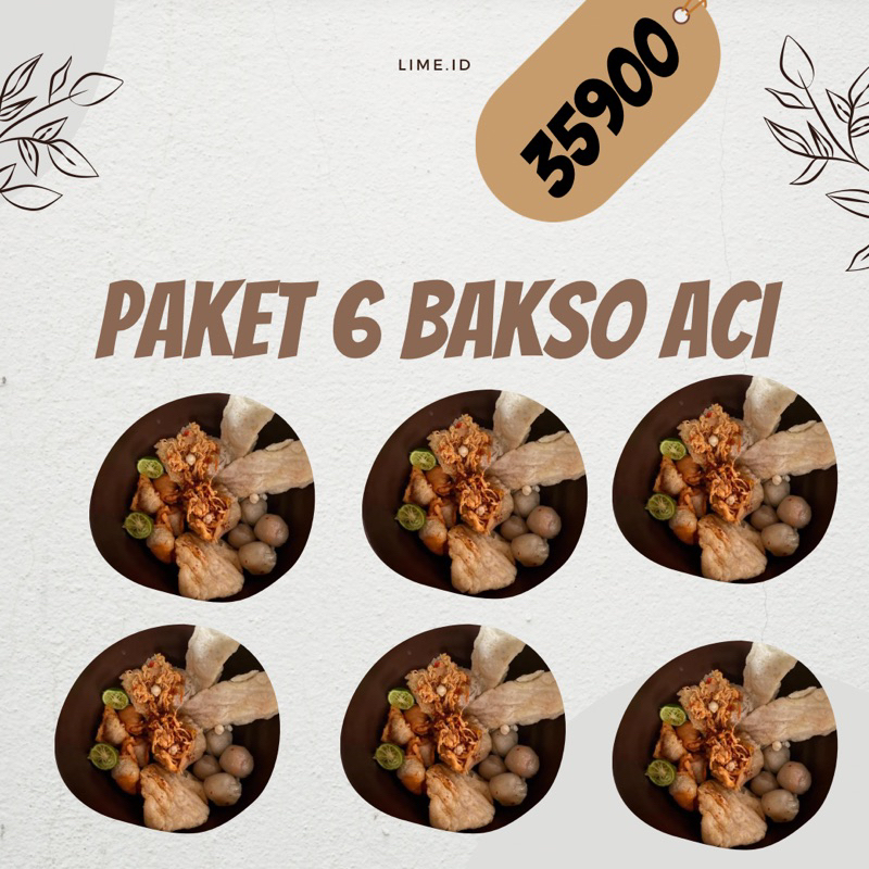 Jual Bakso Aci Suwir Ayam Jumbo Paket Isi 6 Shopee Indonesia