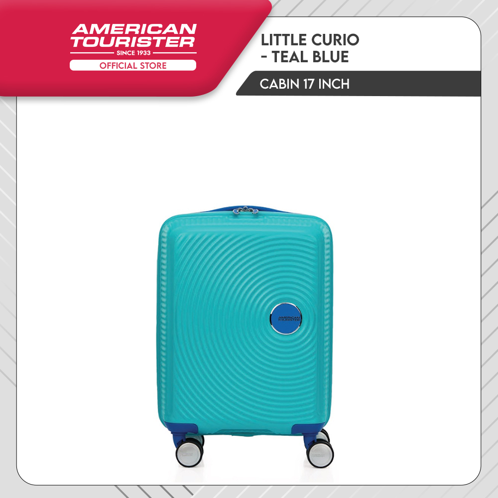Jual American Tourister Koper Hardcase Little Curio 17 AM - Teal Blue ...