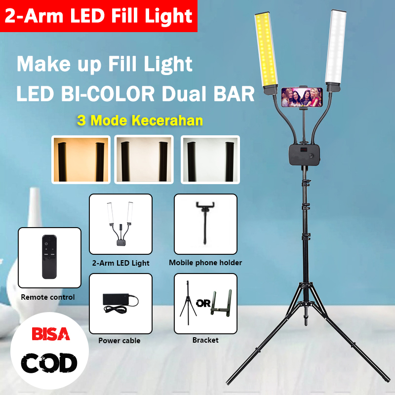 Jual FTT PROMO!!! LED Light With Stand Professional lampu selfie