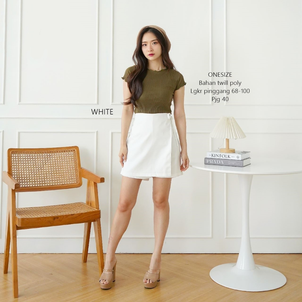 Jual Pakaian Wanita Rok Celana Pendek Polos Katun Bawahan Remaja Korean ...