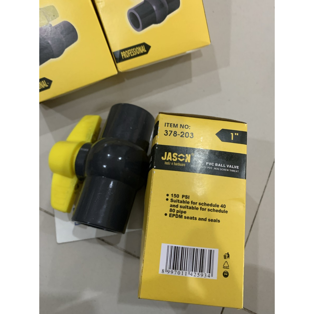 Jual BALL VALVE PVC POLOS 1