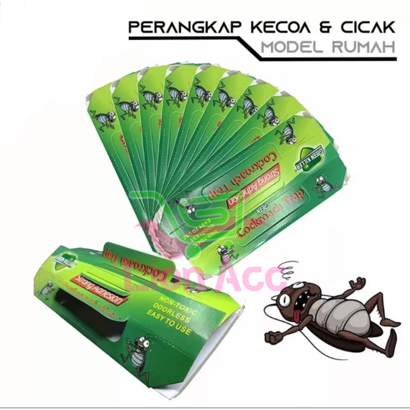 Jual Lem Perangkap Kecoak Cicak Lem Kecoak Cicak Obat Basmi Pembasmi Racun Kecoak Cicak