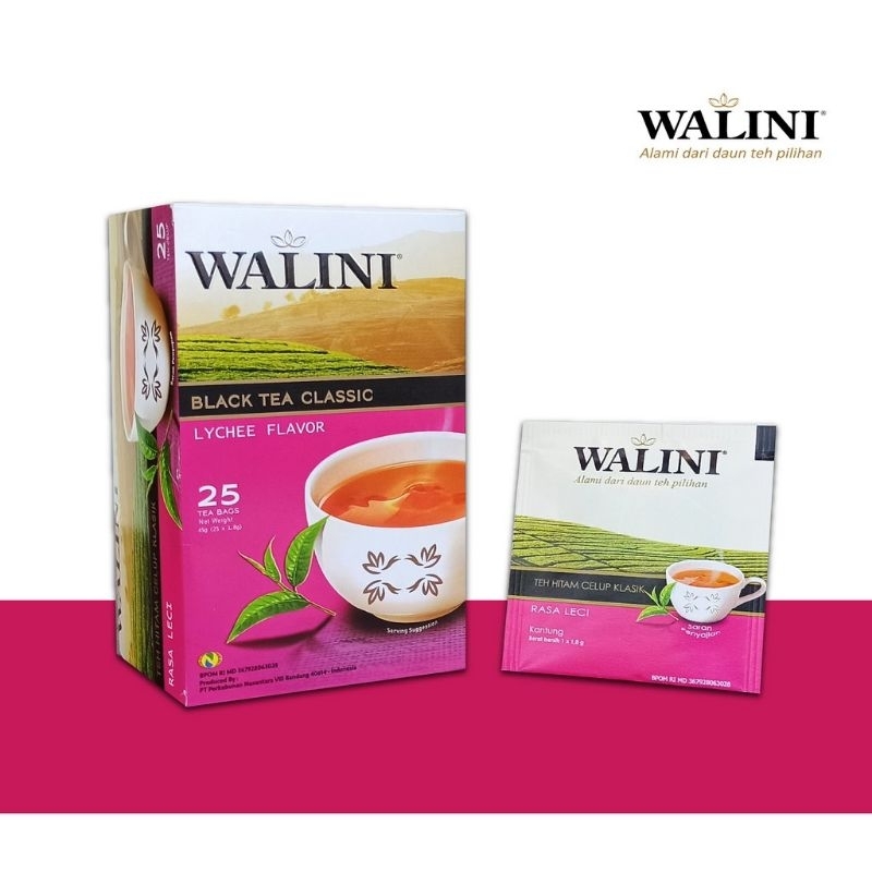 Jual Teh Walini Leci 25 tea bags (Amplop) | Shopee Indonesia