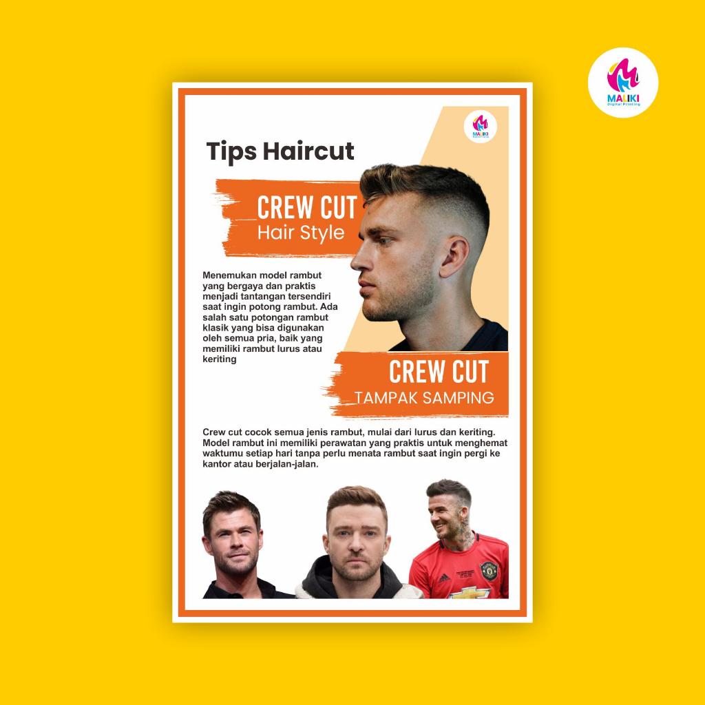 Jual Premium Poster Potong Rambut barbershop Kekinian Aesthetic ...