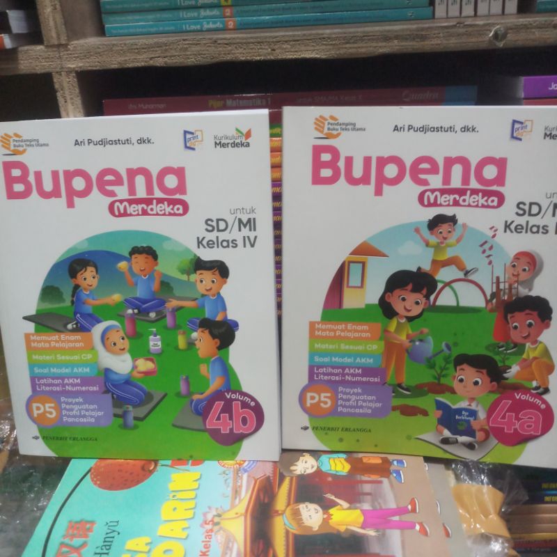 Jual PAKET 2 BUKU BUPENA MERDEKA 4A DAN 4B KELAS SD/MI KURIKULUM ...