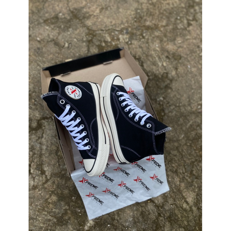 Jual SEPATU SNEAKERS PRIA - SEPATU XPREME FOOTWEAR CLASIC 70S BLACK ...