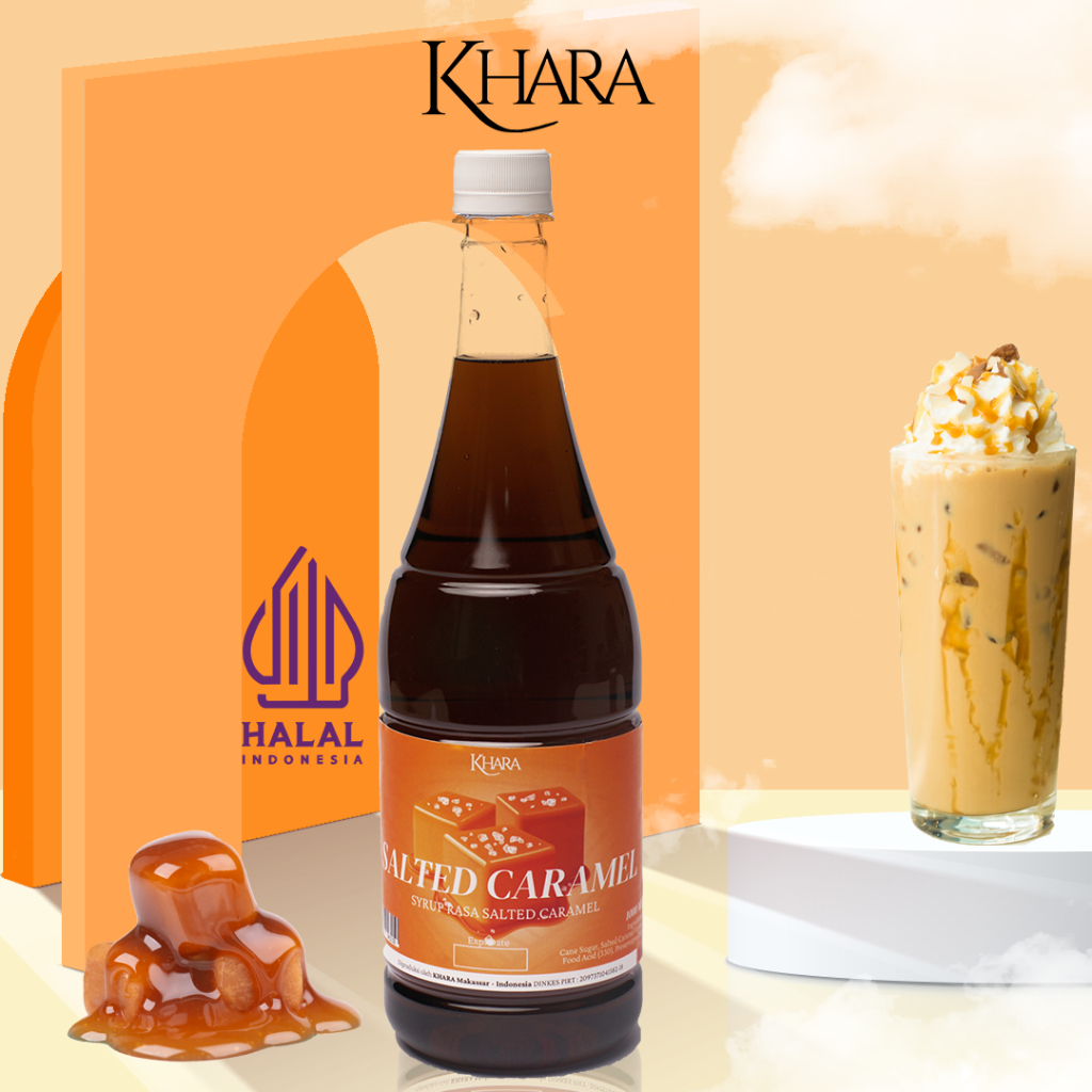 Jual Sirup Khara Salted Caramel 1000ml Khara Salted Caramel Flavoured