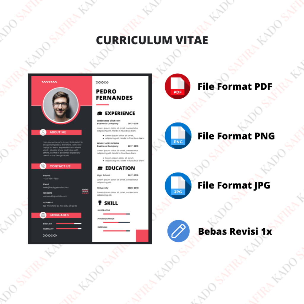 Jual CV | Custom CV | Surat Lamaran Kerja | Curriculum Vitae | Custom ...