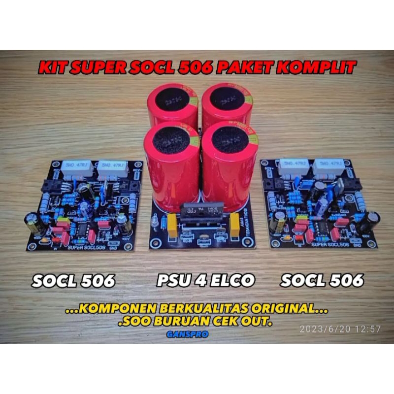 Jual DRIVER POWER AMPLIFIER, SOCL 506 PLUS PSU RUBICON 80V/10000uf