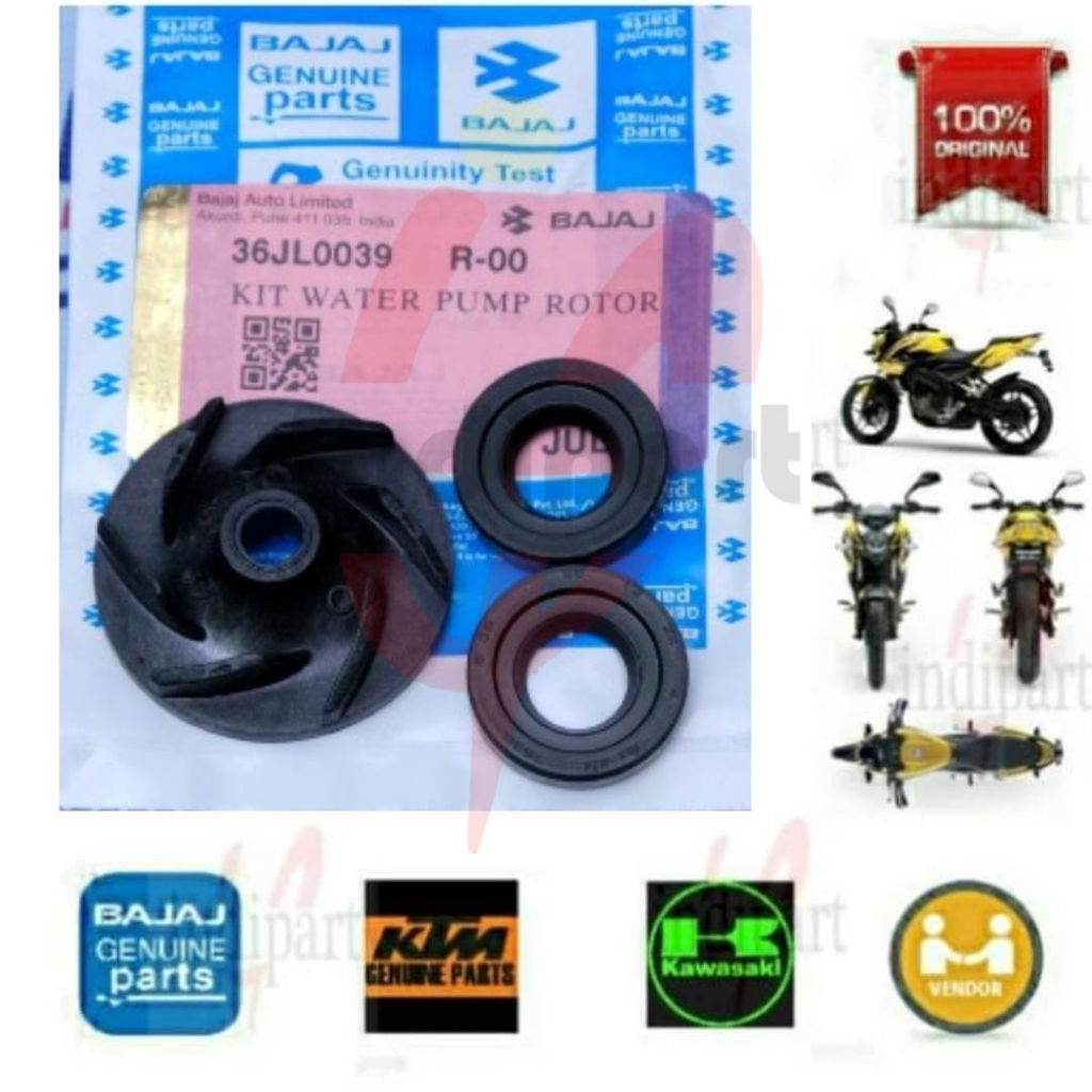 Jual Karet seal sil waterpump water pump set kawasaki NS 200 Bajaj