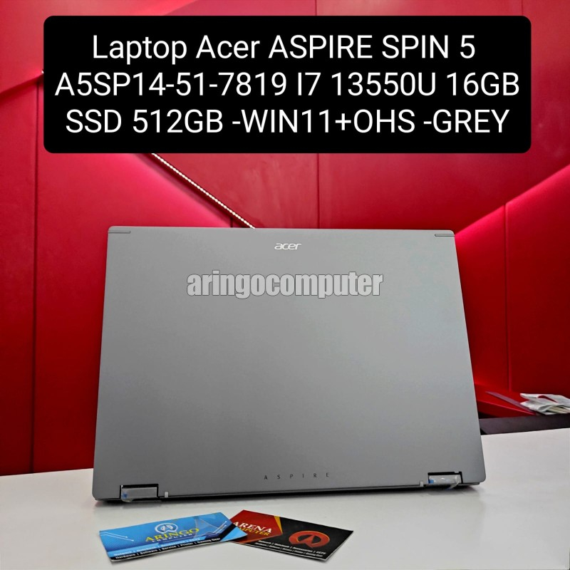 Écran Tactile LCD D'origine Pour Acer Aspire Spin A5SP14-51MTN - 14" WUXGA IPS - Réf. 6M.KHKN7.001 - Neuf