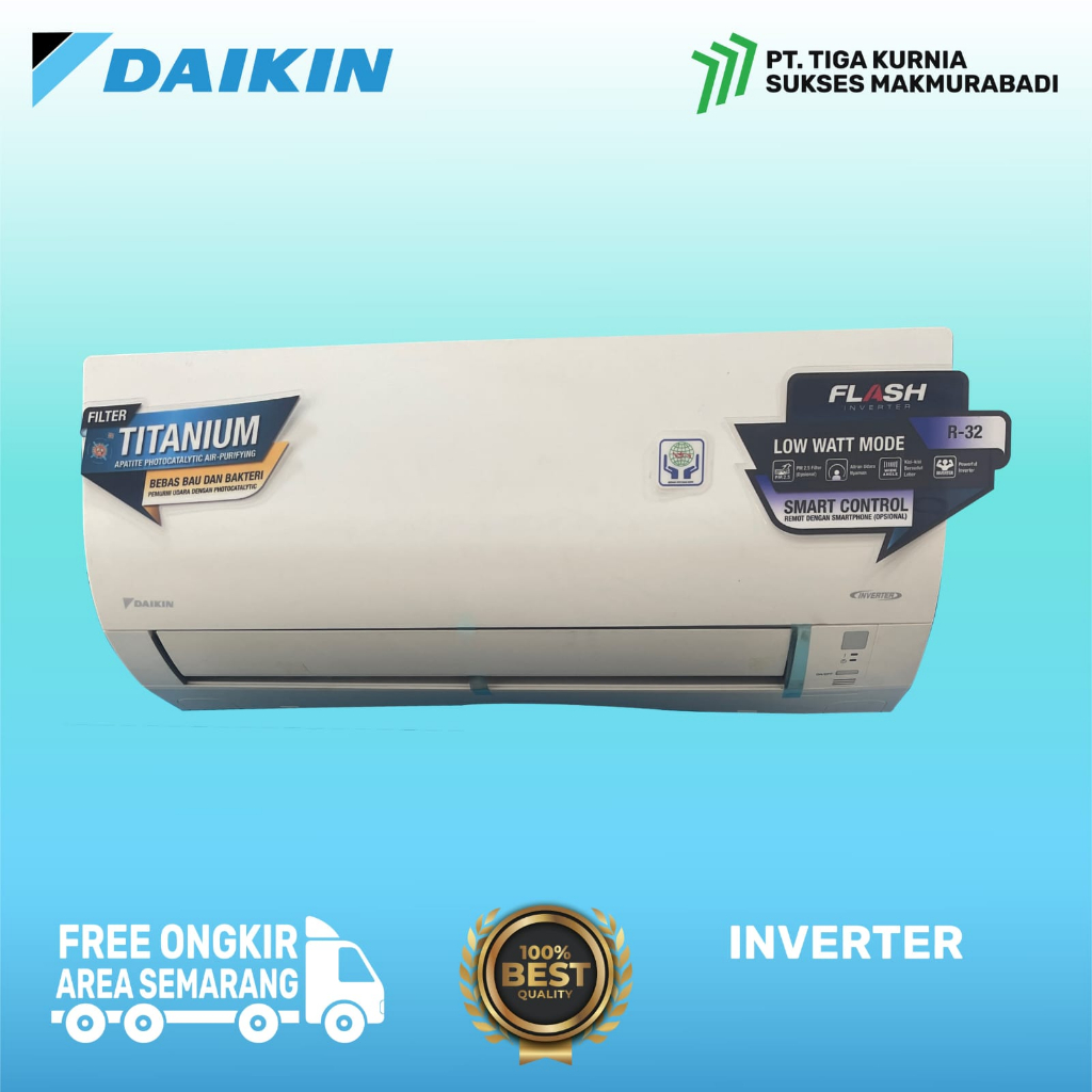 Jual Ac Daikin Flash Inverter Pk Stkq Uv Shopee Indonesia