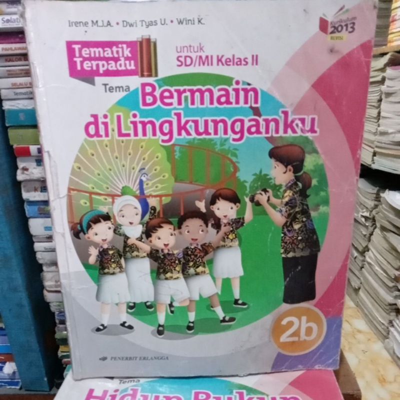 Jual tematik terpadu 2b kelas 2 sd erlangga | Shopee Indonesia