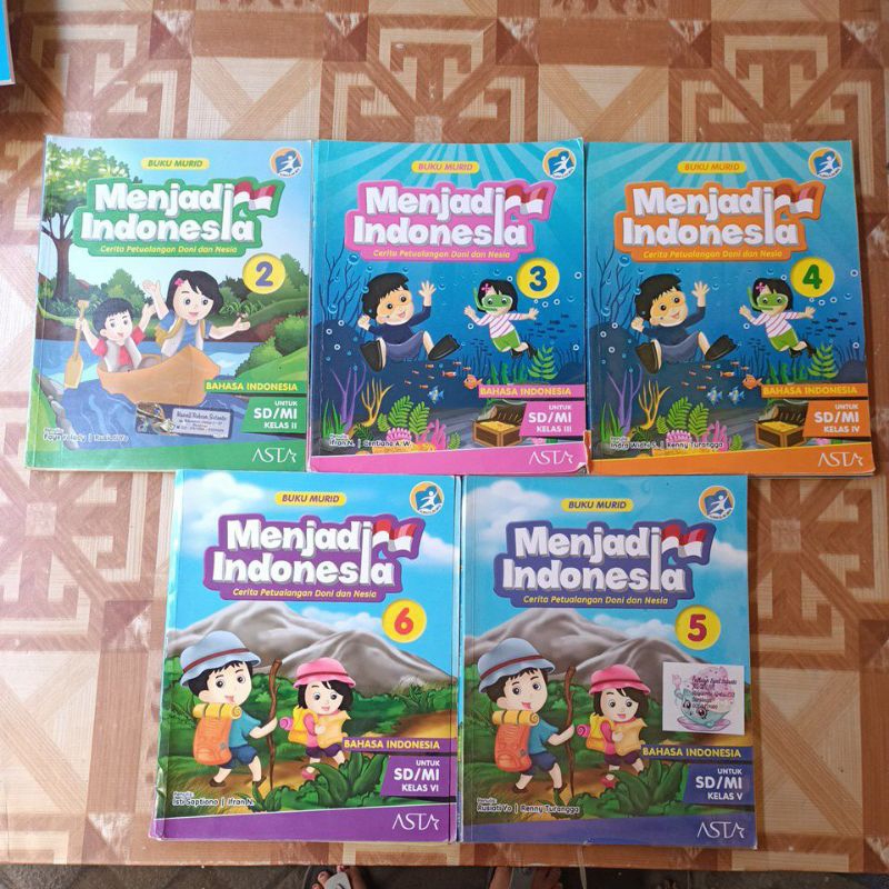 Jual BUKU ORIGINAL BUKU MURID MENJADI INDONESIA KELAS 1 2 3 4 5 6 SD ...