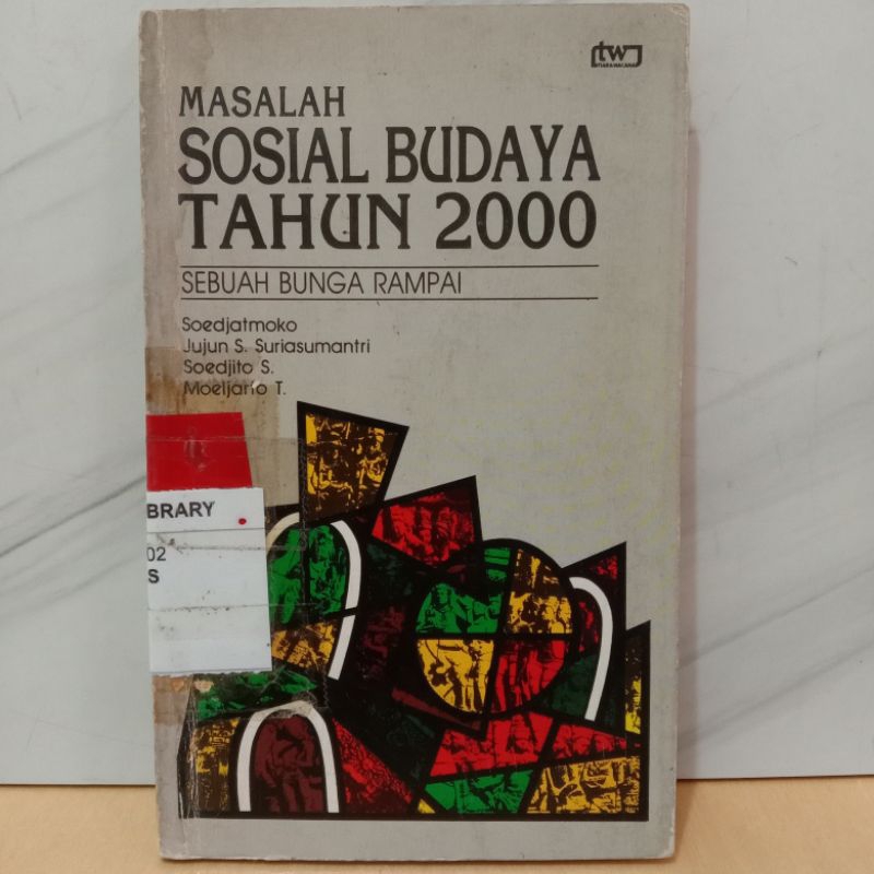 Jual Original - Masalah Sosial Budaya Tahun 2000 | Bunga Rampai ...