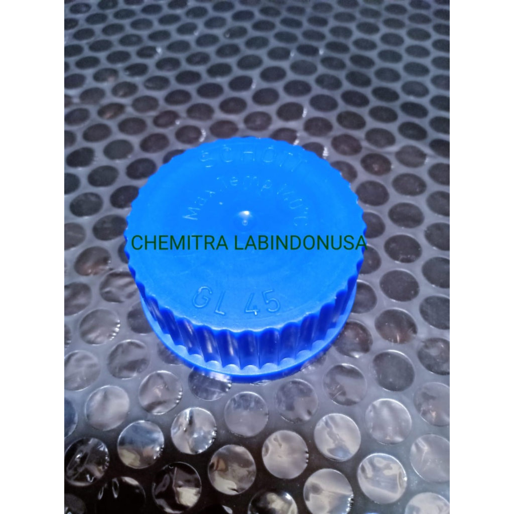 Jual Cap and lid Tutup botol Laboratory GL 45 + seal DURAN - GL 45 ...
