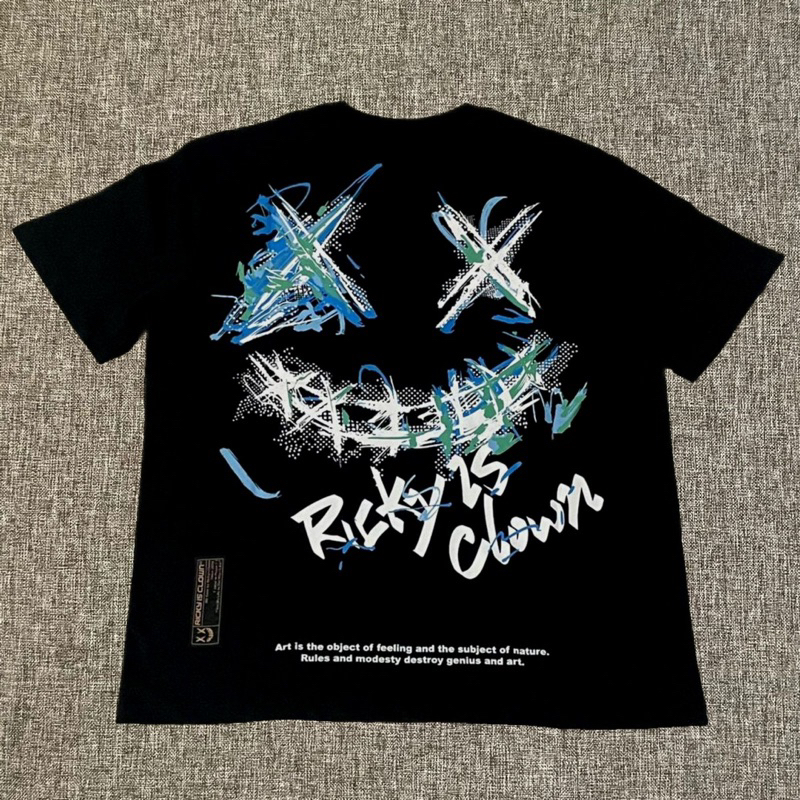 Jual RIC Ricky Is Clown Street Graffiti Tee Black Original ...