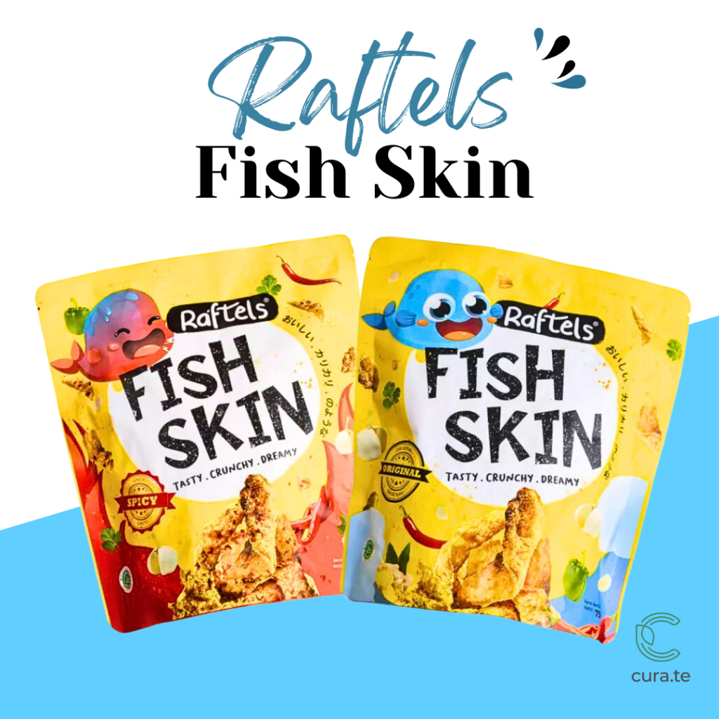 Jual RAFTELS FISH SKIN 75GR | KERIPIK KULIT IKAN HALAL | Shopee Indonesia