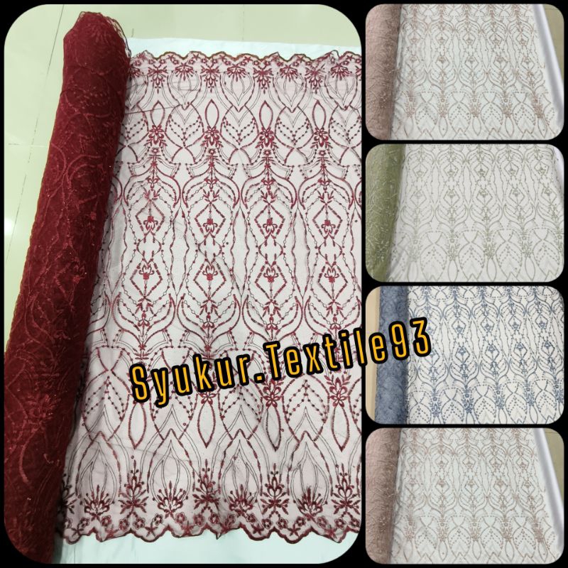 Jual Kain Tile Akar Mutiara/Tile Alower Bergliter kualitas terbaik dan ...