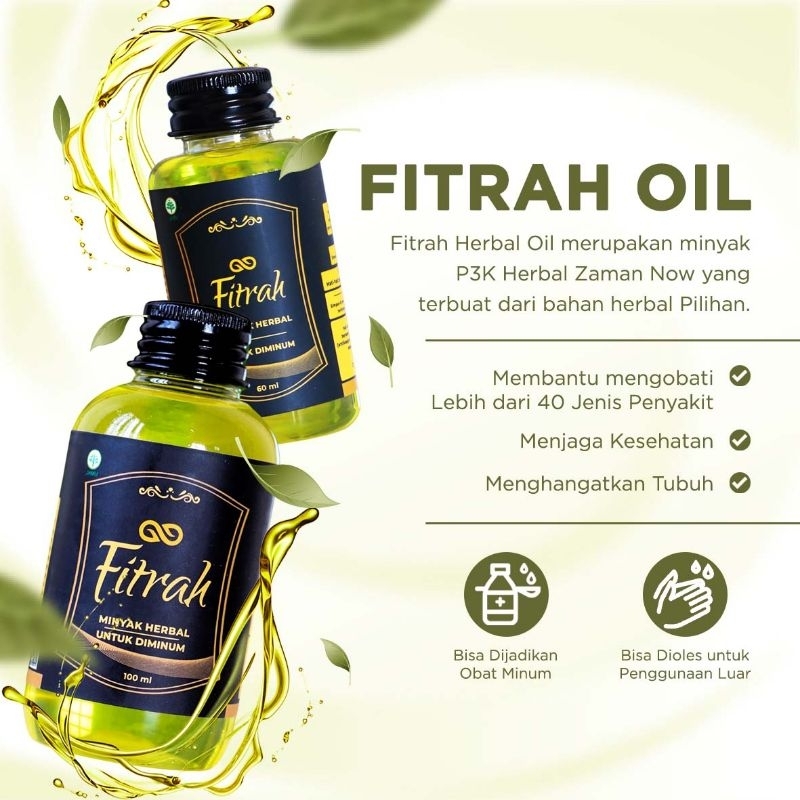 Jual Fitrah Herbal Oil Berbahan Herbal Dapat Diminum Shopee Indonesia