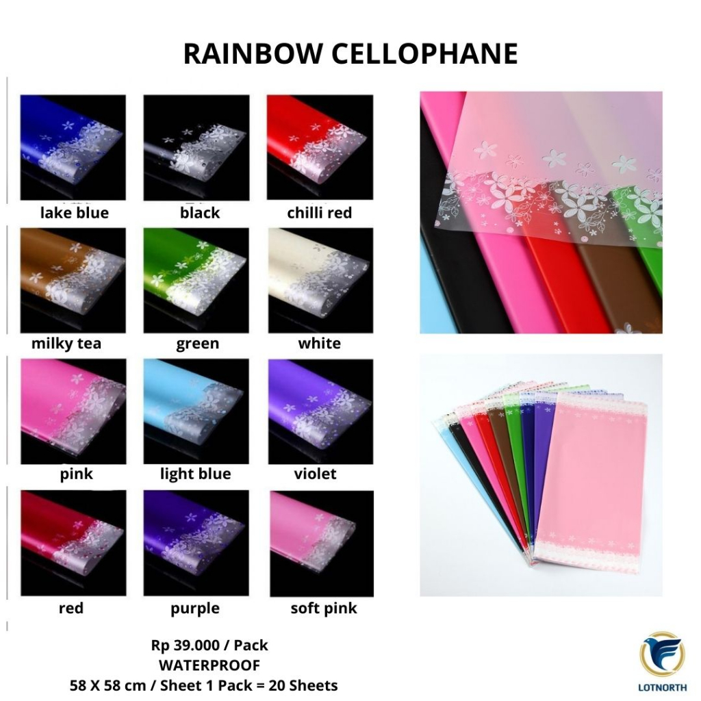 Jual RAINBOW CELLOPHANE | CELOPEN PELANGI MOTE MOTE BAGUS | Shopee ...