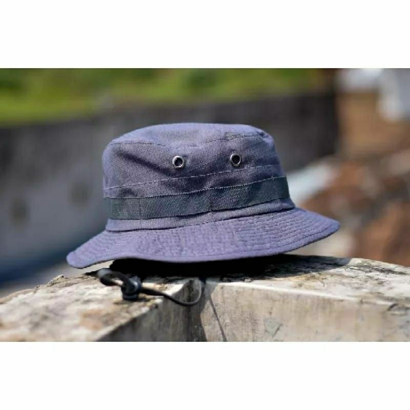 Jual topi rimba polos premium tebal | Shopee Indonesia