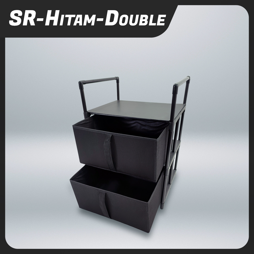 Jual Trendy Homeware Rak Penyimpanan Storage Rack Laci 3 Susun 2 Laci ...