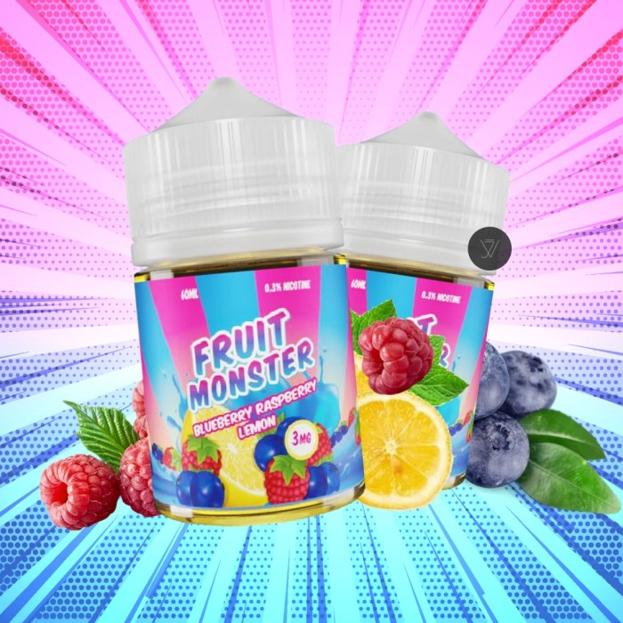 Jual Fruit Monster Freebase 60ml Blueberry Raspberry Strawberry Banana ...
