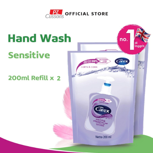 Jual Carex Hand Wash Sensitive DOY 200 ml x2 Shopee Indonesia