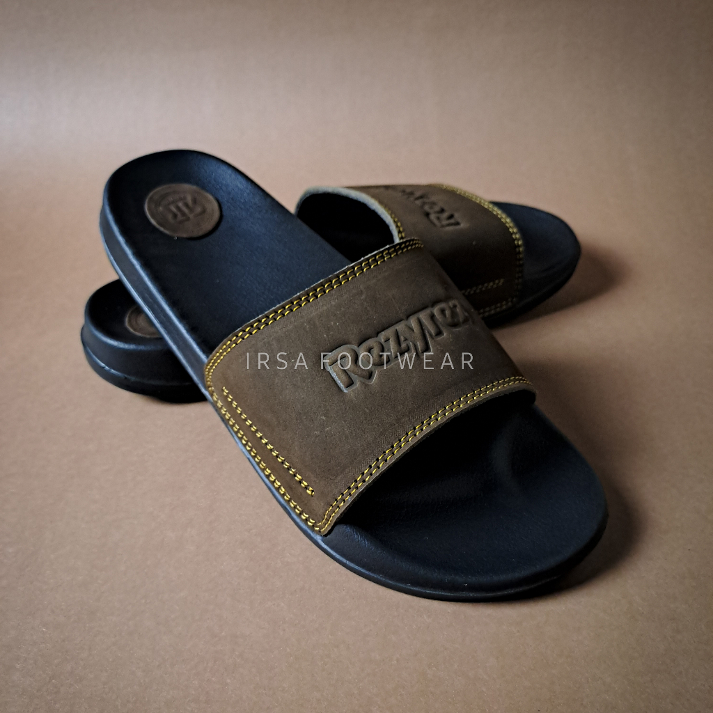 Jual Rezyrez Sandal Kulit Asli Garut Sandal Pria Sandal Selop