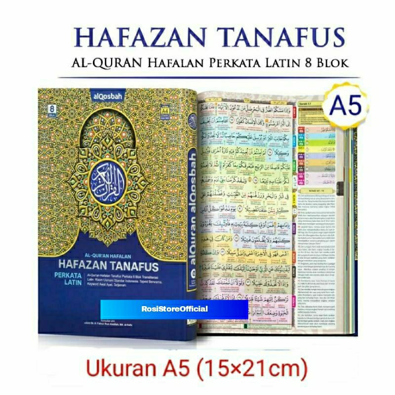 Jual (Harga Promo Untuk 10 Orang)Alquran A5 Size Sedang Hafazan Tanafus ...