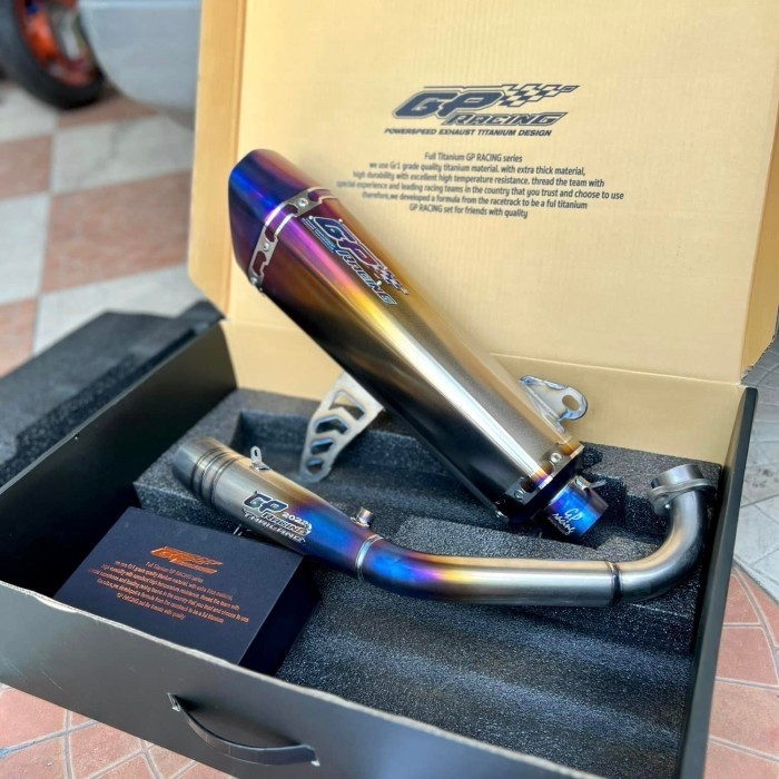 Jual Knalpot Gp Racing Titanium Xmax Cc Gp Racing Original Shopee Indonesia