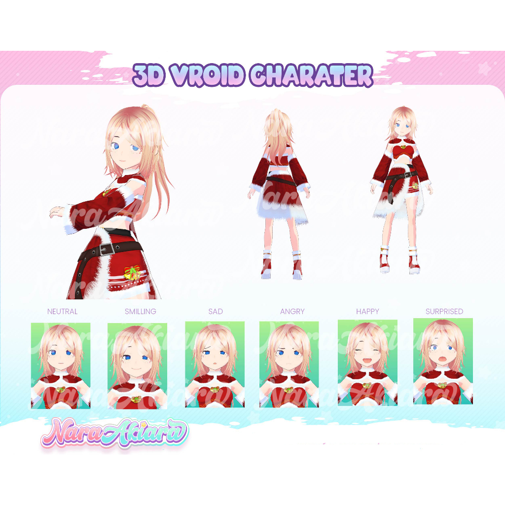 Jual Ciptakan Dunia Virtual Anda dengan Karakter 3D Vroid Model Siap ...